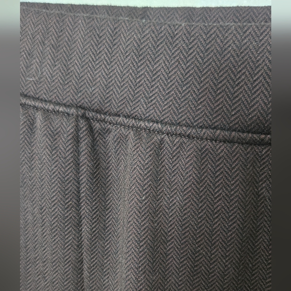Mondetta | Brown Herringbone Pull On Pants Size XL - Picture 10 of 12